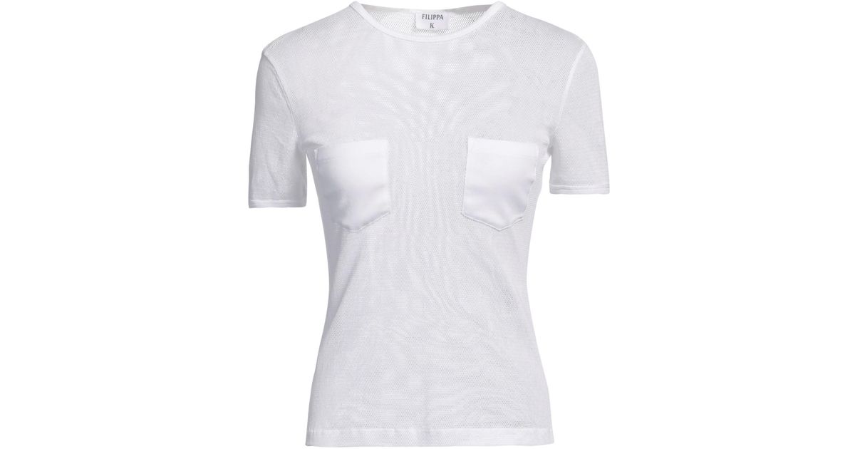 Filippa K T-shirt in White | Lyst