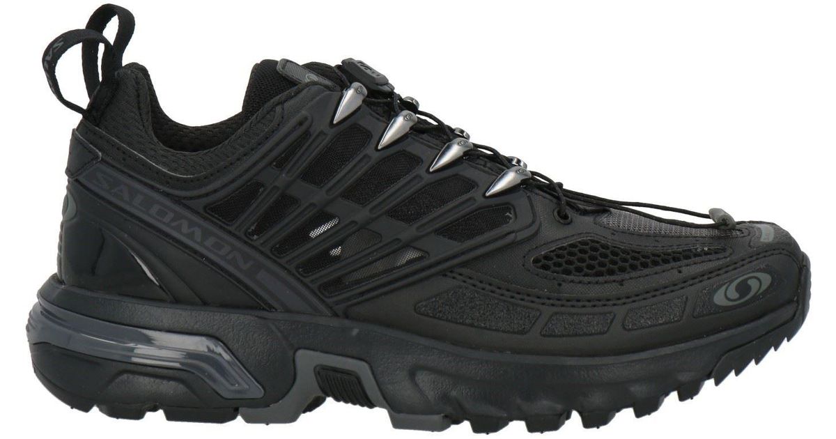 Salomon Sneakers Synthetic Fibers, Textile Fibers in Black | Lyst