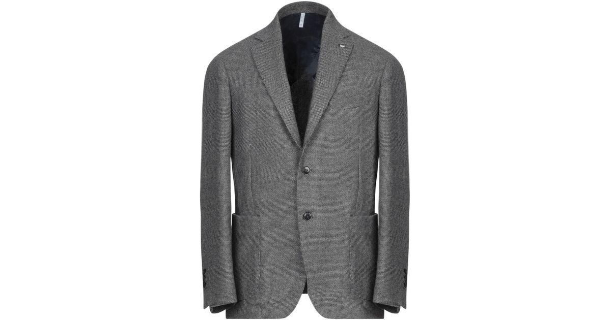 Domenico Tagliente Flannel Blazer in Grey (Gray) for Men - Lyst