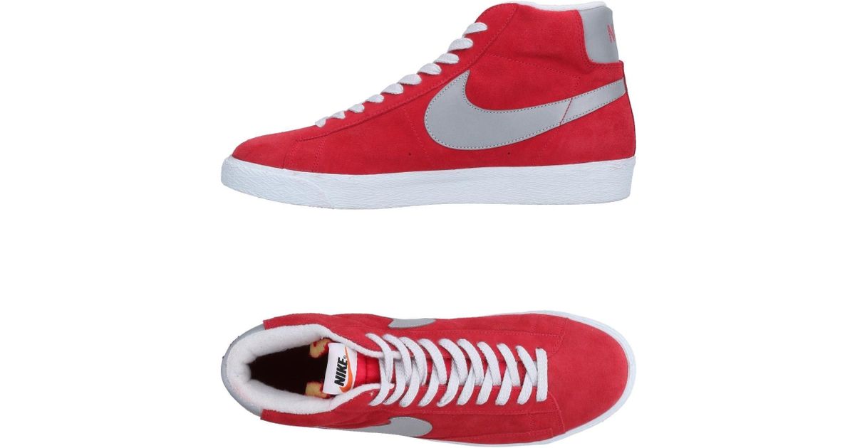 red high top nikes