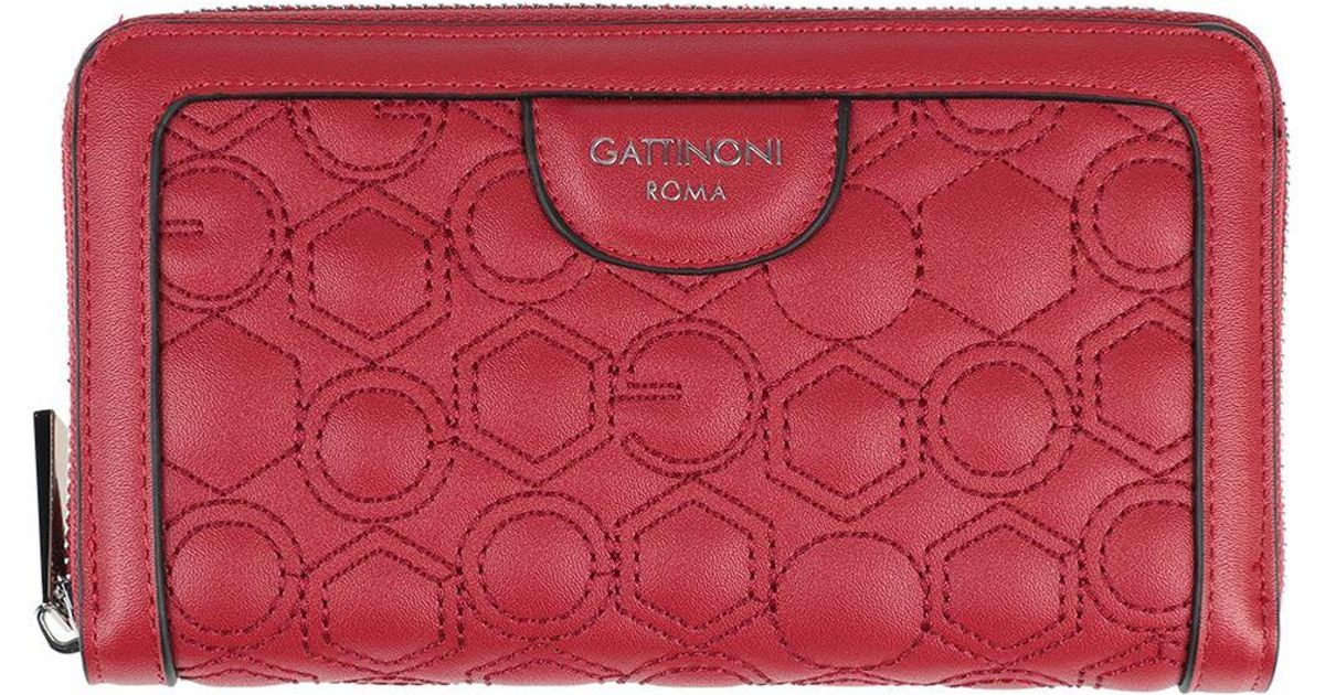 Gattinoni Wallet in Red | Lyst