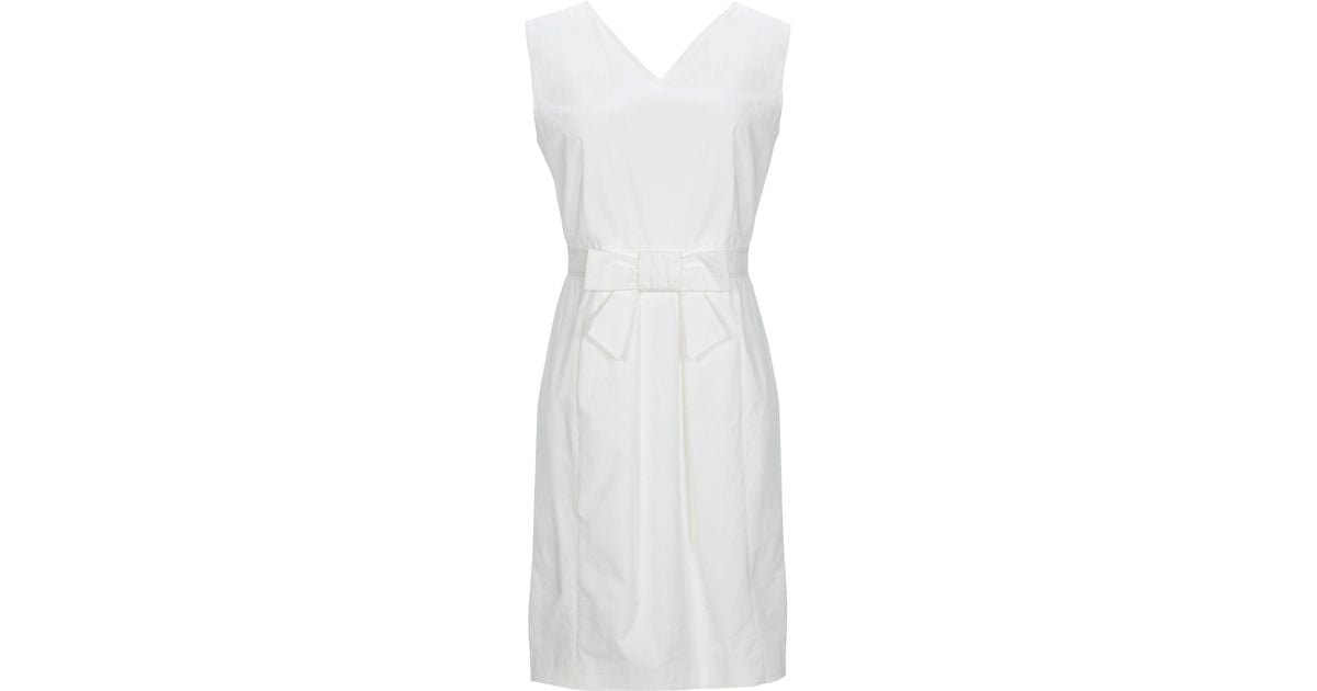 Boutique Moschino Short Dress in White - Lyst