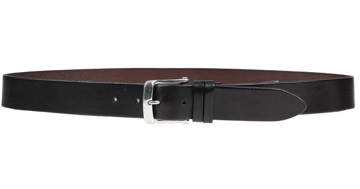 John Varvatos Leather Belt in Cocoa (Brown) for Men Lyst