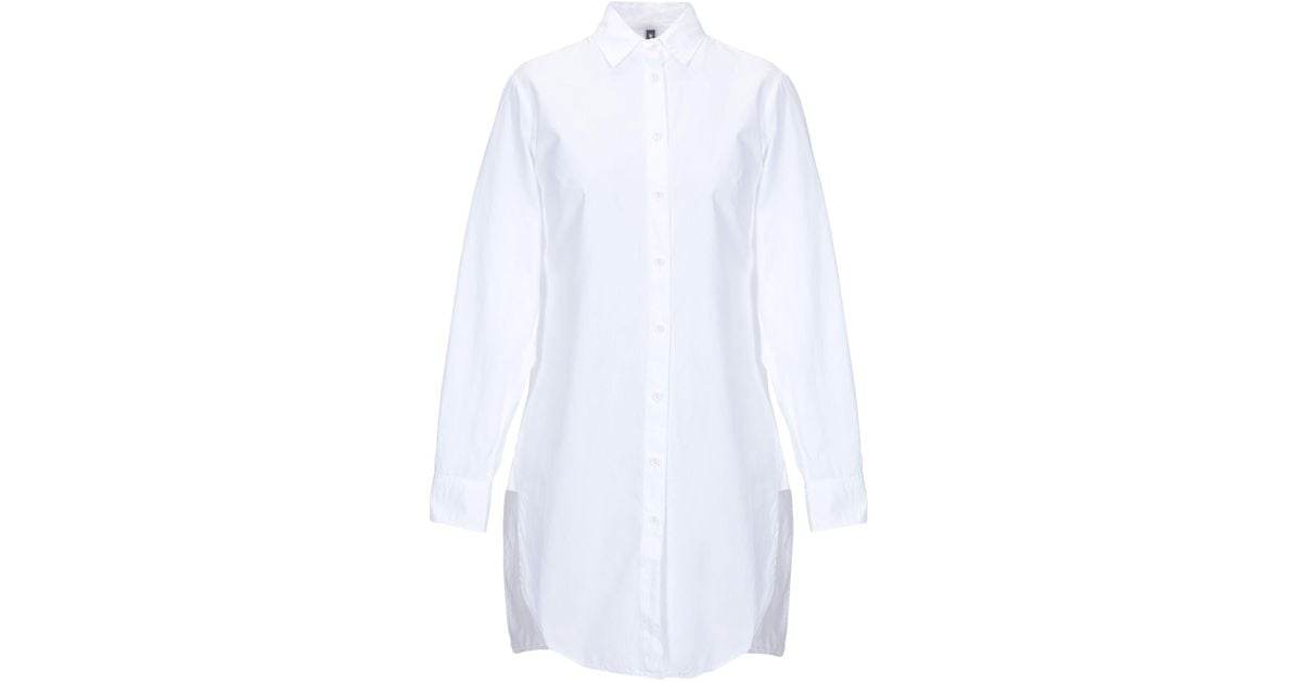 European Culture Synthetic Shirt in White - Lyst