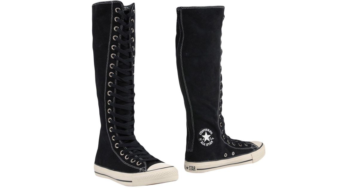 black suede converse