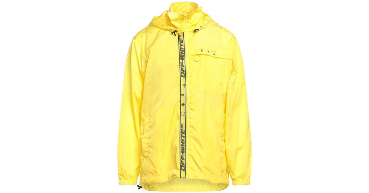Off White c o Virgil Abloh Yellow Jacket for men
