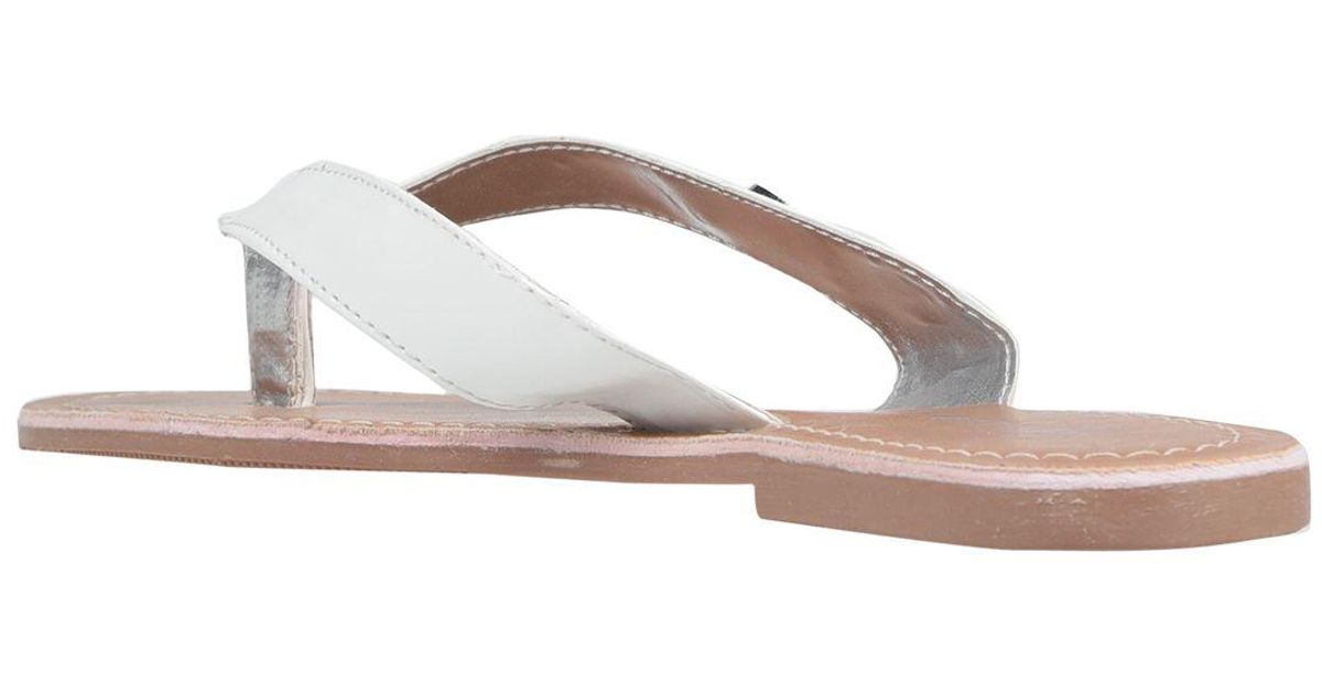 guess toe post sandals