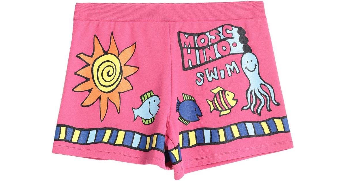 Moschino Beach Shorts And Pants in Pink | Lyst
