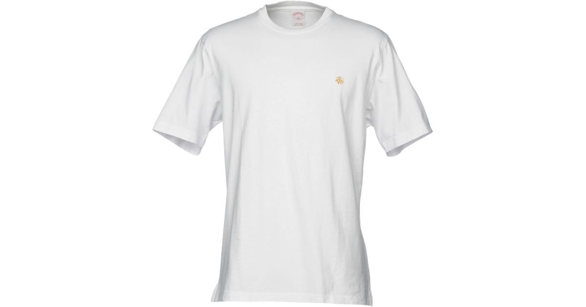 brooks brothers white t shirt