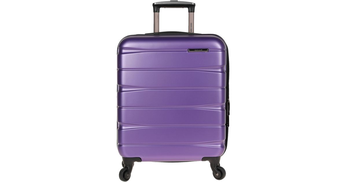 Maleta con ruedas Roberto Cavalli de color Morado | Lyst