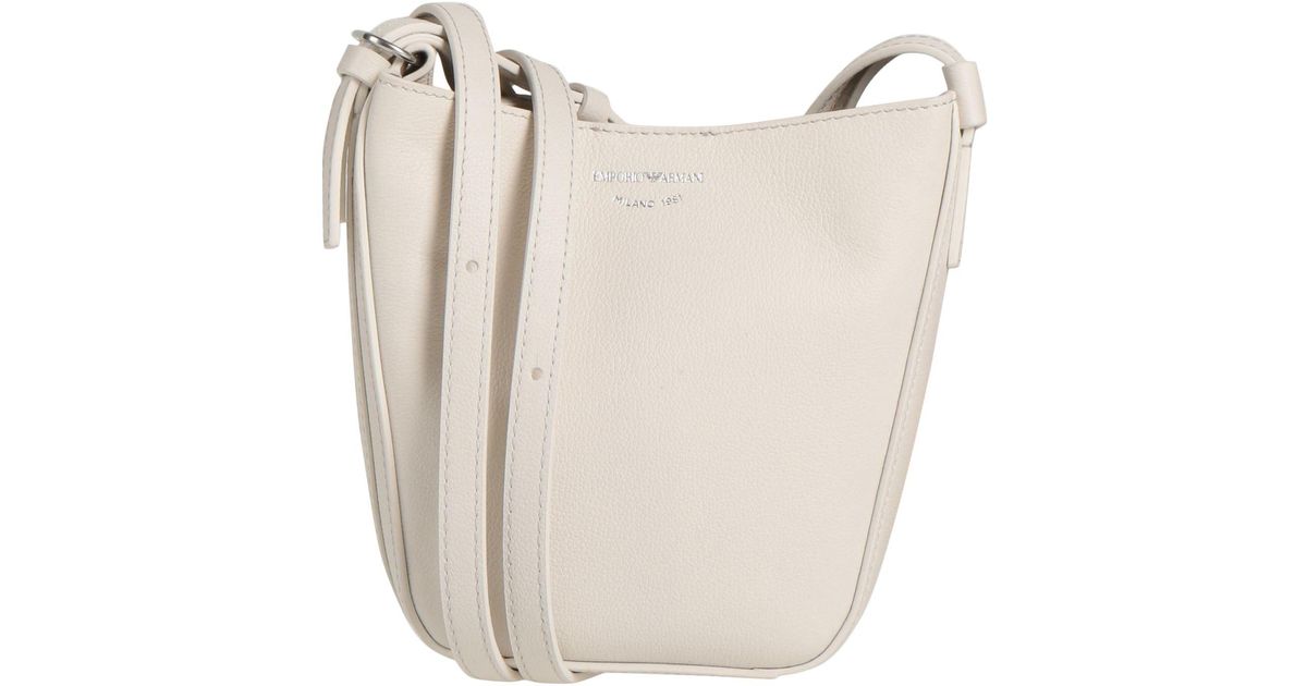 Emporio Armani Crossbody Bag in White Lyst