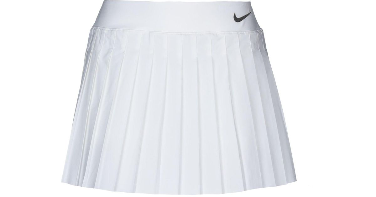 white nike skirt