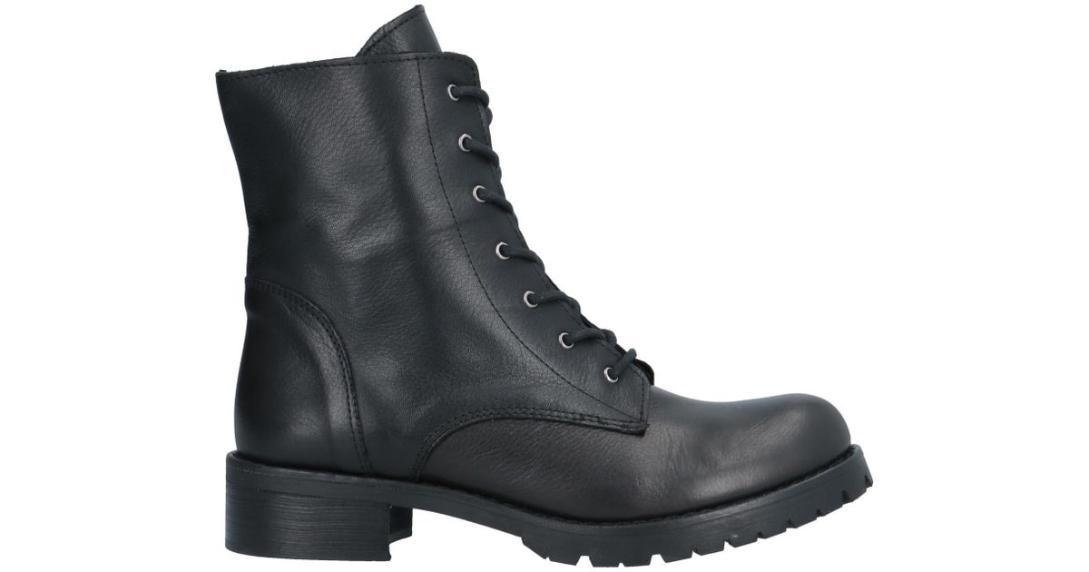 Mauro Fedeli Leather Ankle Boots in Black - Lyst