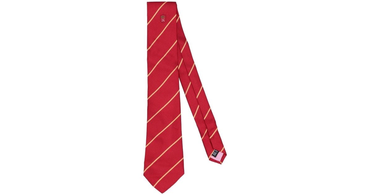 Lacoste Tie in Red for Men - Lyst