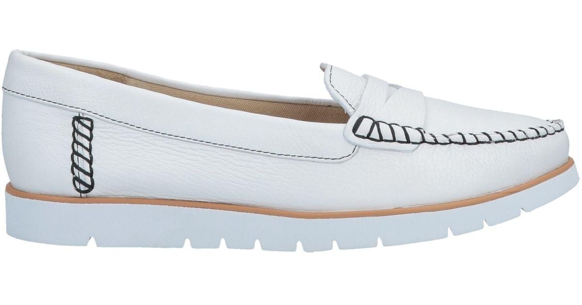 Geox Loafer in White - Lyst