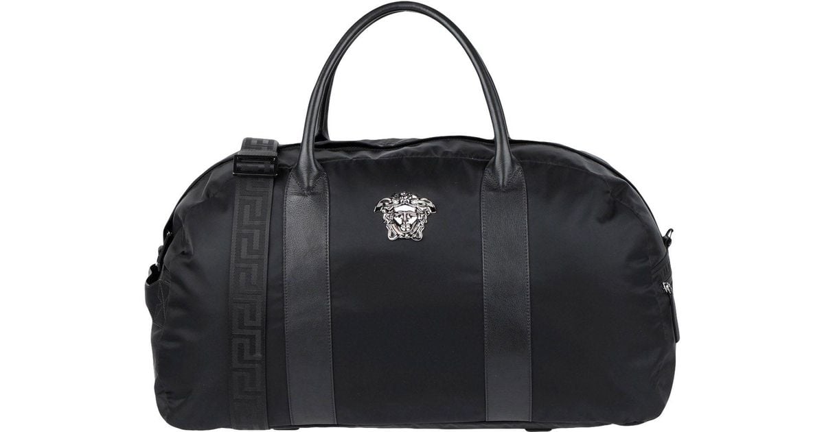 Versace Travel & Duffel Bag in Black for Men | Lyst
