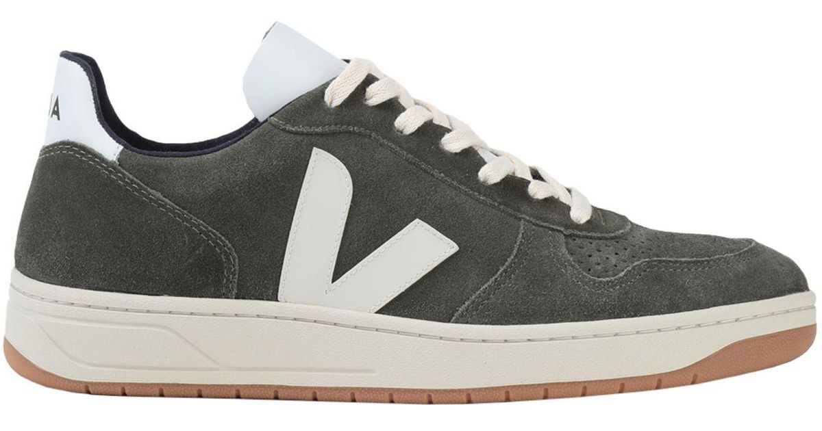 Veja Suede Low-tops & Sneakers in Military Green (Green) for Men - Lyst