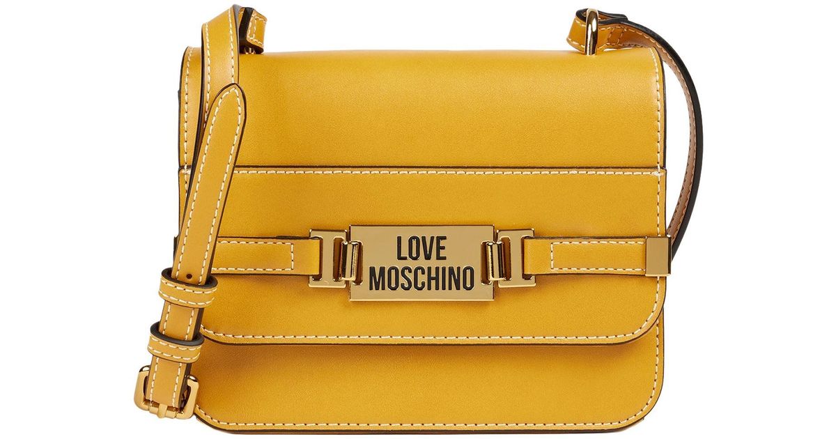 Love Moschino Crossbody Bag in Yellow Lyst
