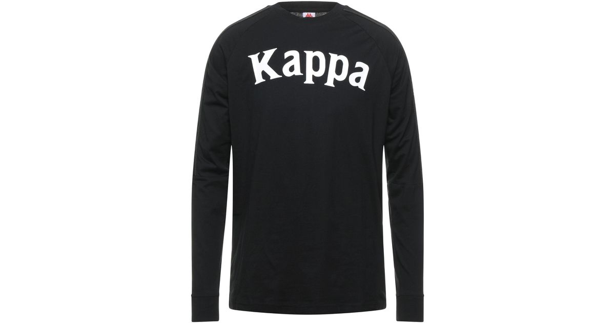 Kappa T-shirt in Black for Men - Lyst