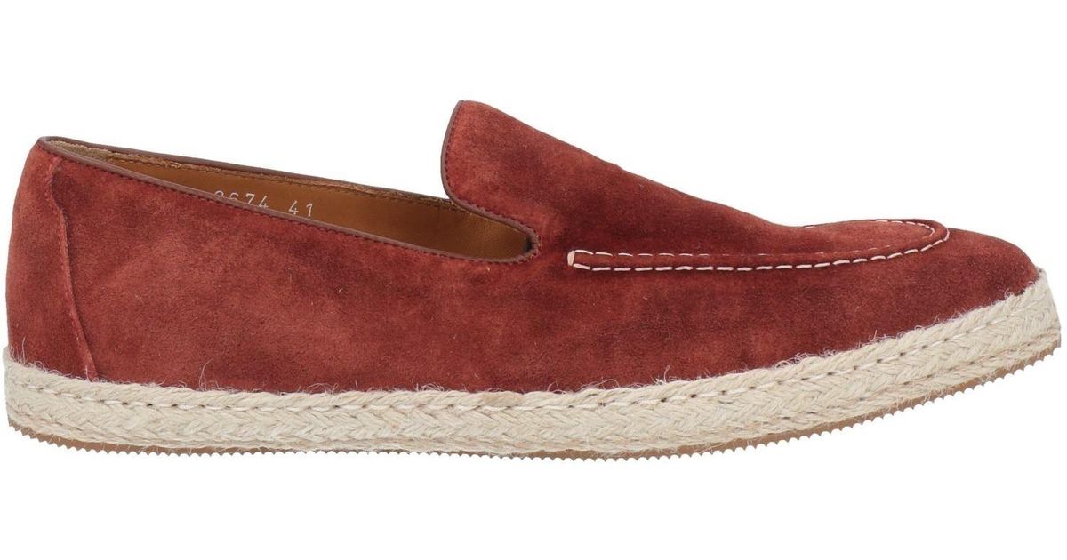 Doucal's Espadrilles in Brick Red (Red) for Men - Lyst
