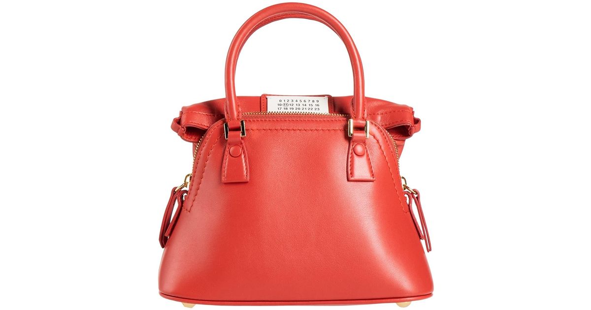 Maison Margiela Handbags in Red | Lyst