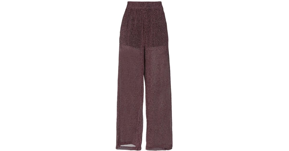 MM6 by Maison Martin Margiela Synthetic Casual Pants in Garnet (Purple ...