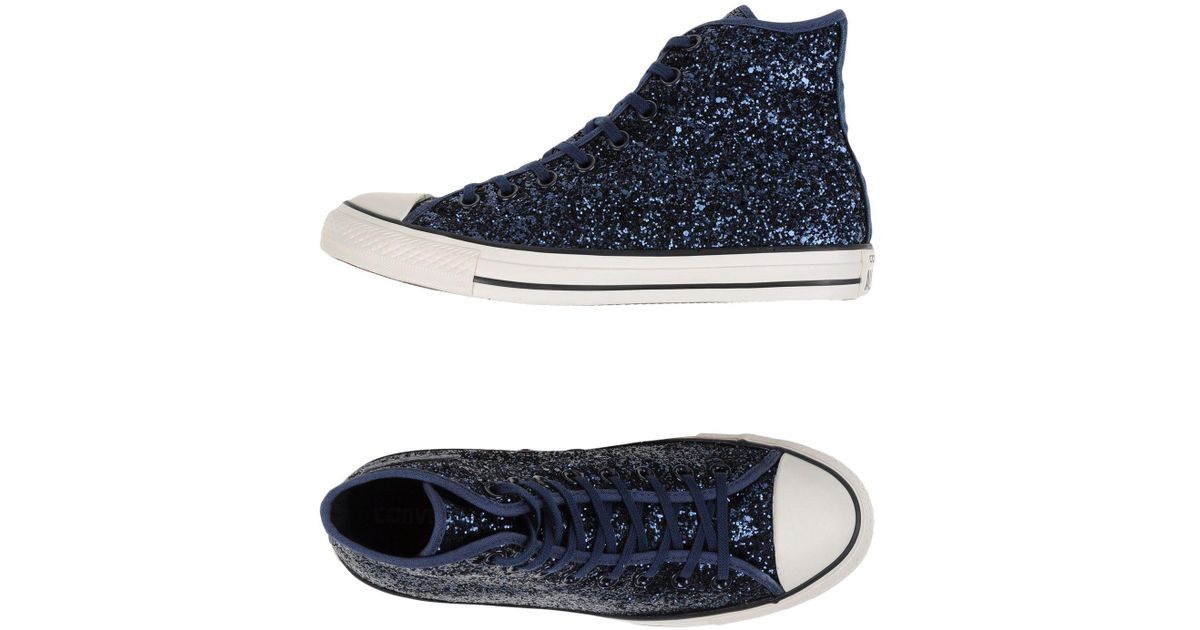 dark blue converse high tops