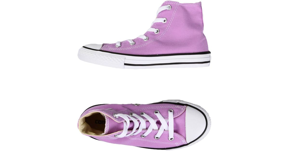 Converse Canvas High-tops & Sneakers in Light Purple (Purple) - Lyst