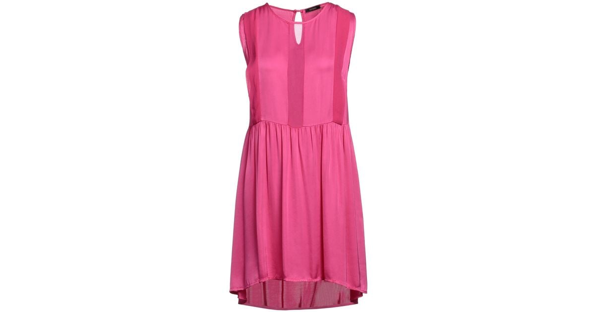 Fracomina Short Dress in Pink | Lyst
