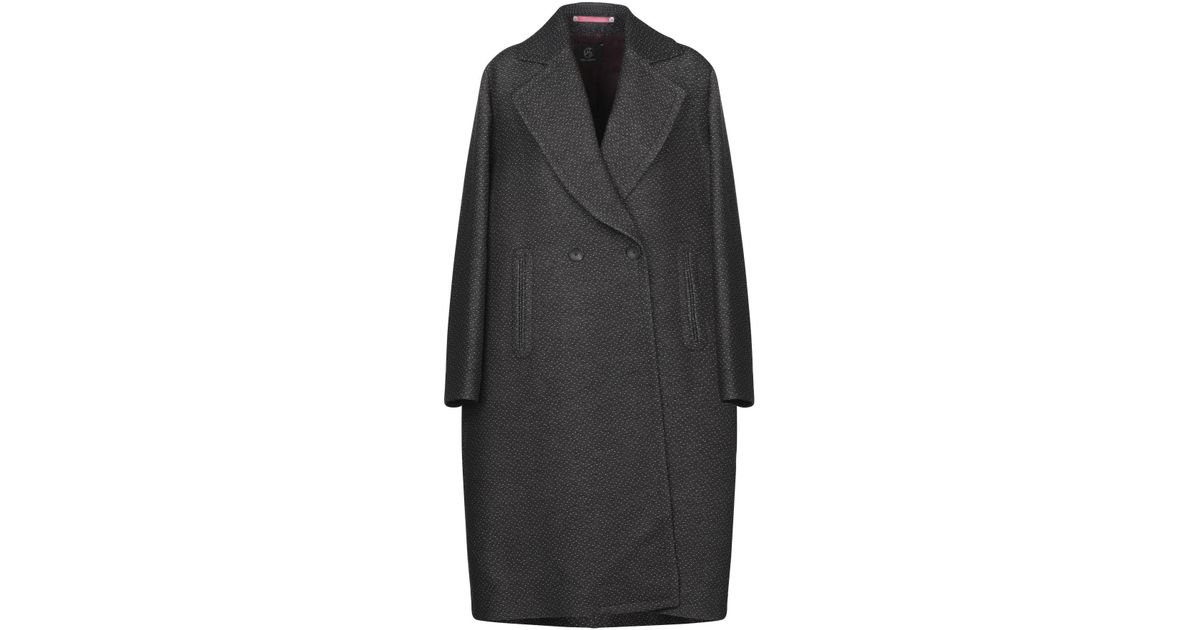 PS by Paul Smith Synthetic Overcoat in Black - Lyst