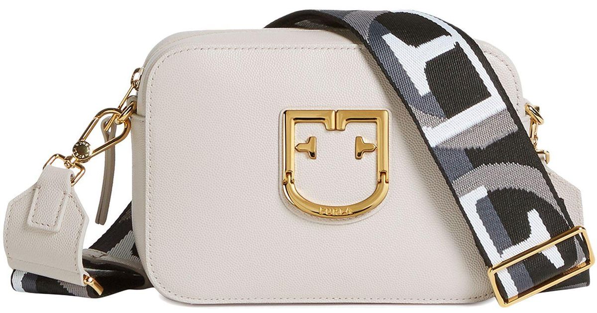 Furla Leather Crossbody Bag in Pale Pink (Pink) Lyst