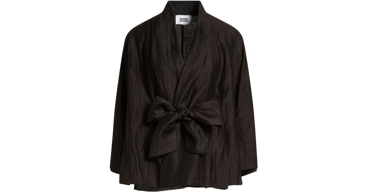 Alpha Studio Jacket in Black | Lyst