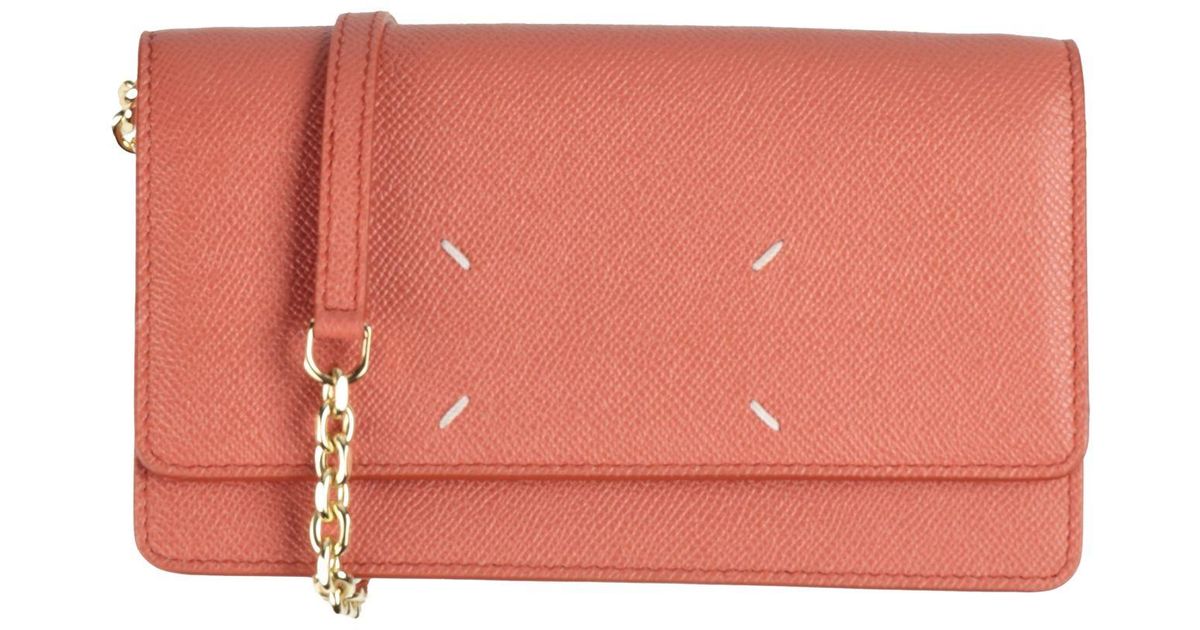 Maison Margiela Crossbody Wallets in Pink | Lyst