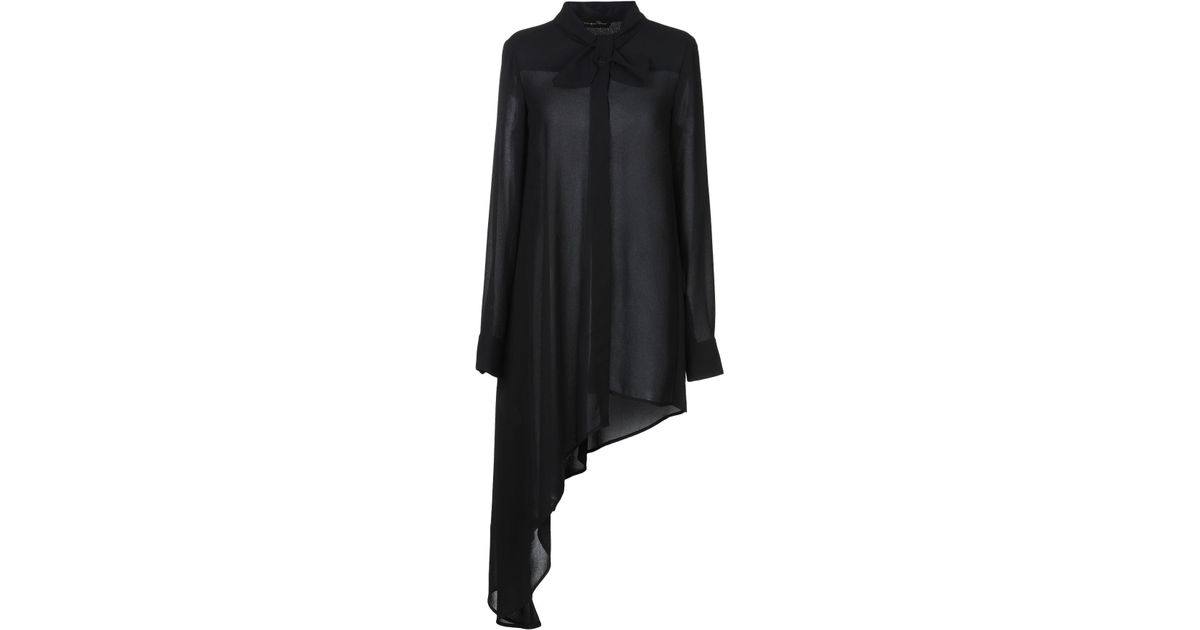 Mariagrazia Panizzi Synthetic Shirt in Black - Lyst