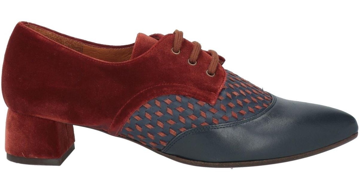 chie mihara low heel lace up boots