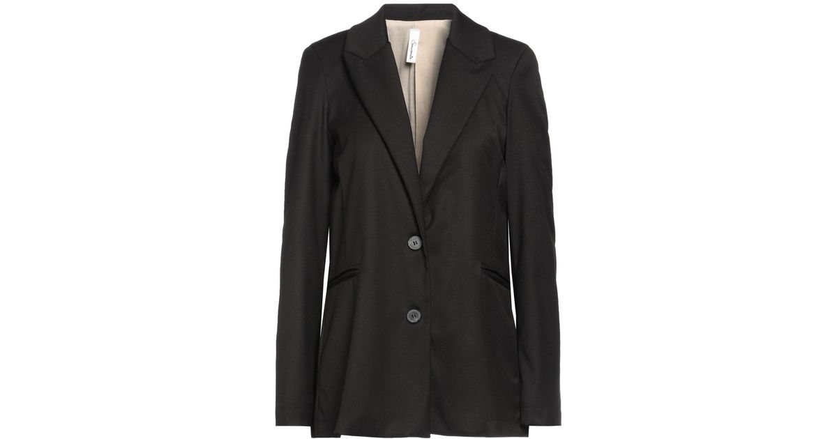 Souvenir Clubbing Suit Jacket in Black Lyst
