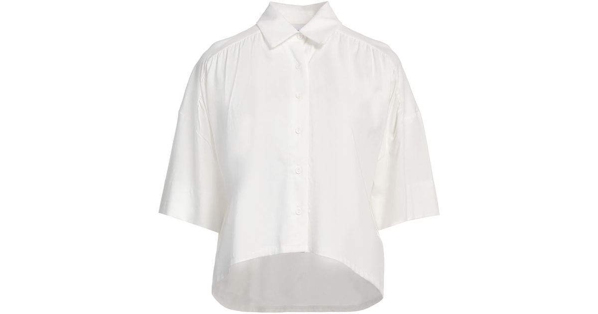 Alpha Studio Shirt in White | Lyst