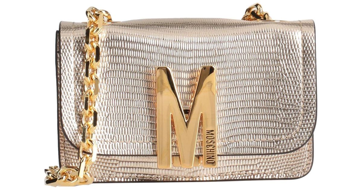 Moschino Cross-body Bag in Natural | Lyst