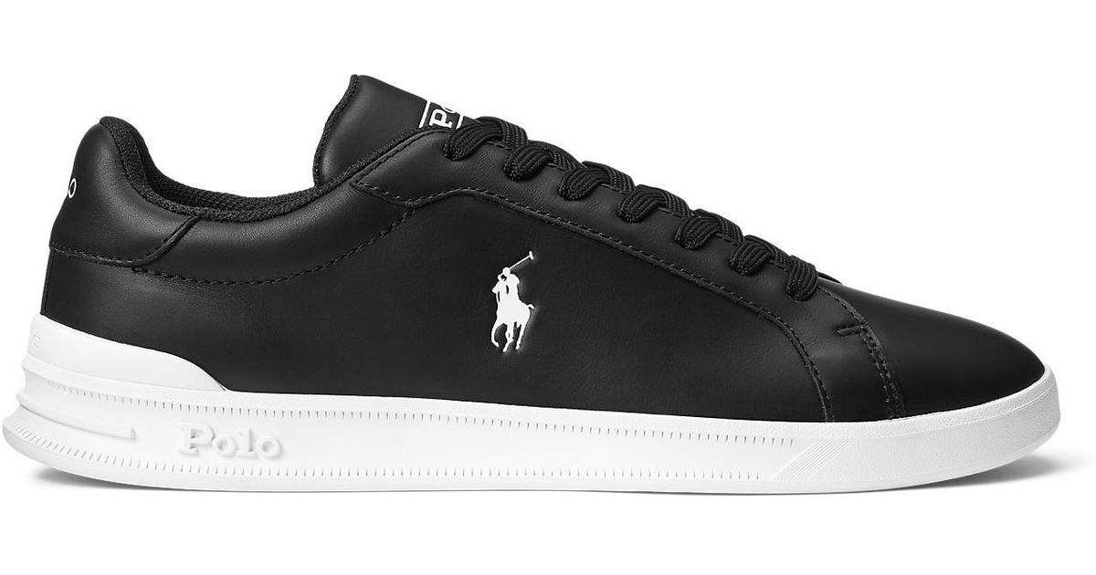 ralph lauren leather trainers