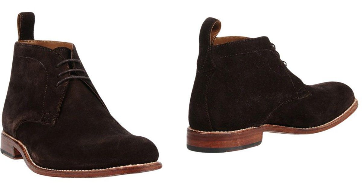 grenson suede boots
