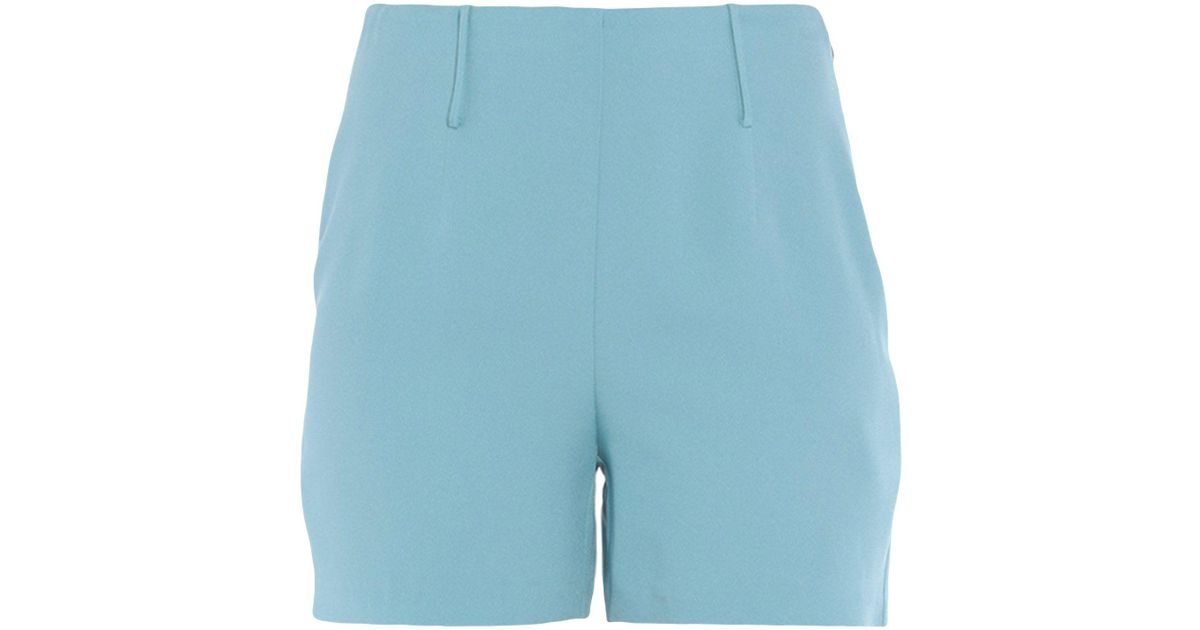 Patrizia Pepe Synthetic Shorts in Sky Blue (Blue) - Lyst