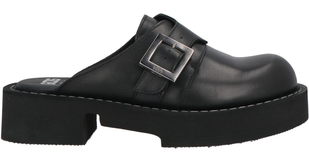 GCDS x CLARKS Mules & Clogs Leather in Black for Men | Lyst