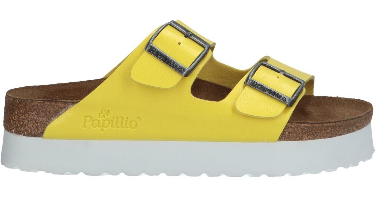  Birkenstock  Sandals  in Yellow  Lyst