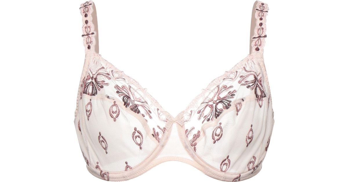 Chantelle Lace Bra in Light Pink (Pink) Lyst