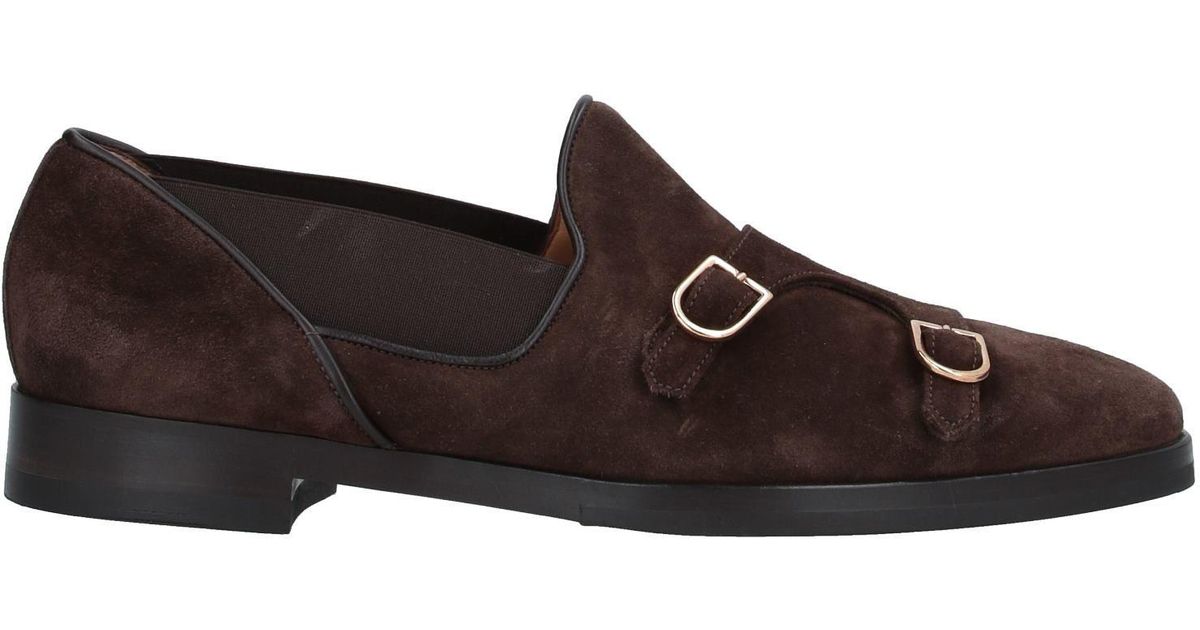 Edhen Milano Suede Loafer in Cocoa (Brown) for Men - Lyst