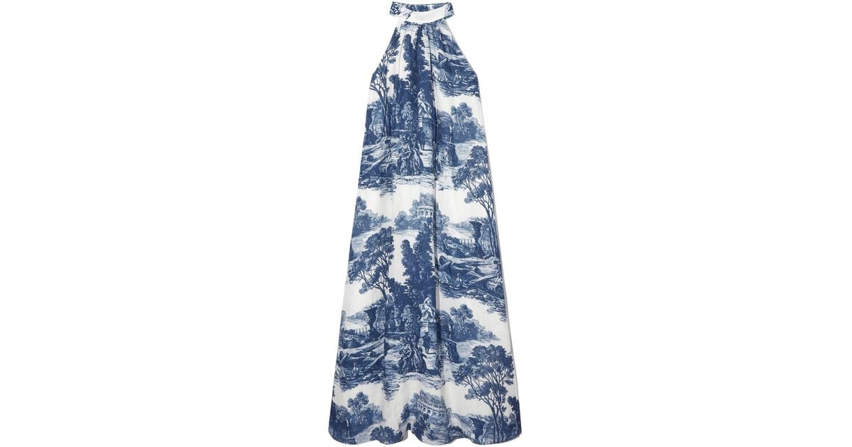 navy blue dress for baby girl COS Halterneck Maxi Dress main image 0