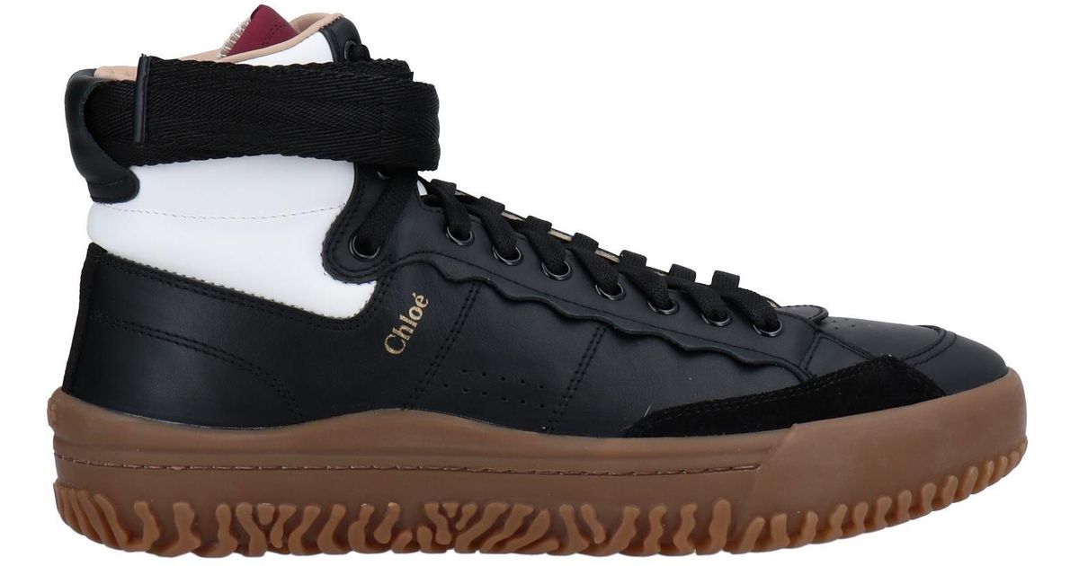 chloe trainers black