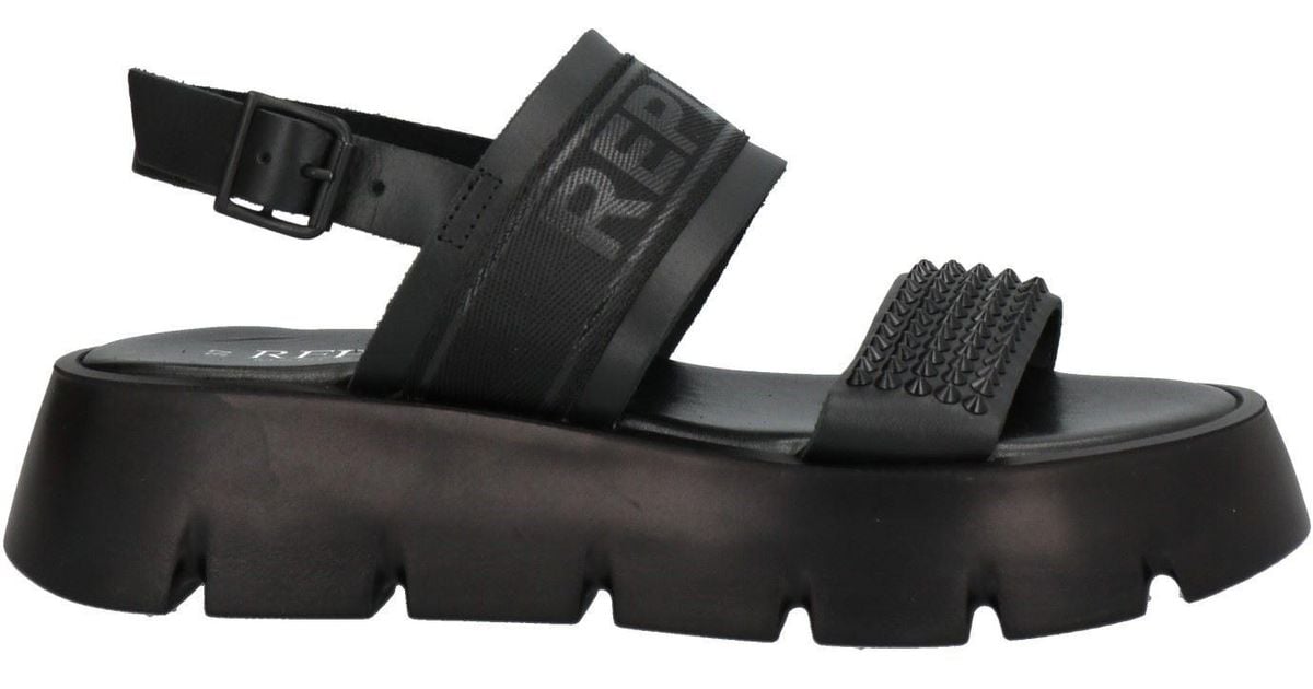 Replay Sandals in Black | Lyst