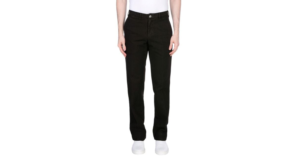 L.B.M. 1911 Cotton Casual Pants in Black for Men - Lyst