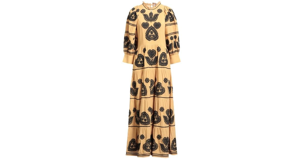 Antik Batik Maxi Dress Cotton In Metallic Lyst antik-batik-maxi-dress-cotton-in-metallic-lyst